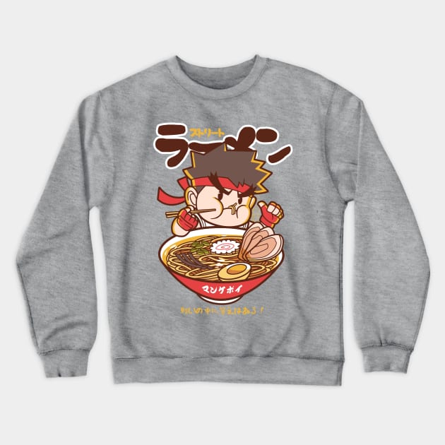 Hadou Ramen Crewneck Sweatshirt by mankeeboi